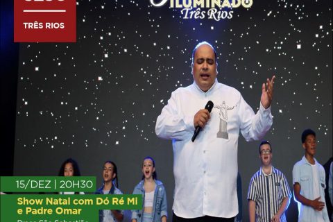 Espetáculo “Natal com Dó Ré Mi e Padre Omar” é a atração desta noite (15)