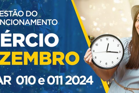 Confira a sugestão do horário de funcionamento do comércio em dezembro de 2024